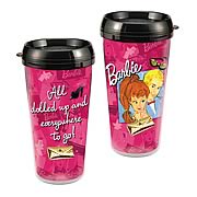 Barbie All Dolled Up Plastic Travel Mug